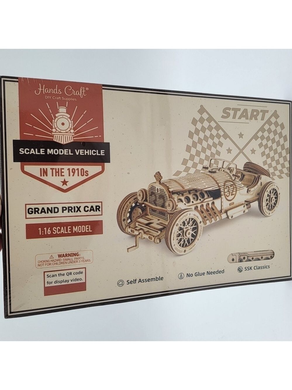 Wood Model Car Kit DIY #2192